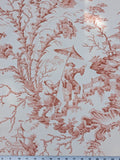 Scalamandre Pillement Cotton - Pink Red White