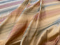 Scalamandre Ombre Silk Taffeta Stripe Terracotta Red Sage Green Beige Gold -By The Yard - MSRP USD248/y