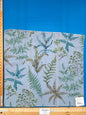 30 Berkbox77 Square Printed Fabrics by Old World Weavers Woodbury Sheer Spring Green Blue MSRP USD 100/
