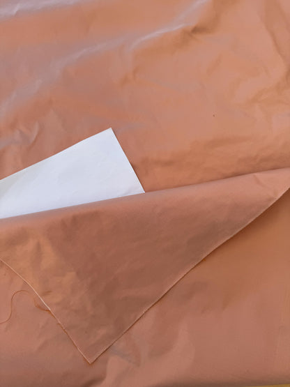 Scalamandre 100%silk Taffeta Juicy Peach Pink Orange With Silver Shot - By The Yard