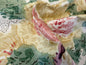 Lee Jofa Hollyhock HDB Apricot Lake Red Green Cotton Floral Botanical MSRP USD796/y Special Order