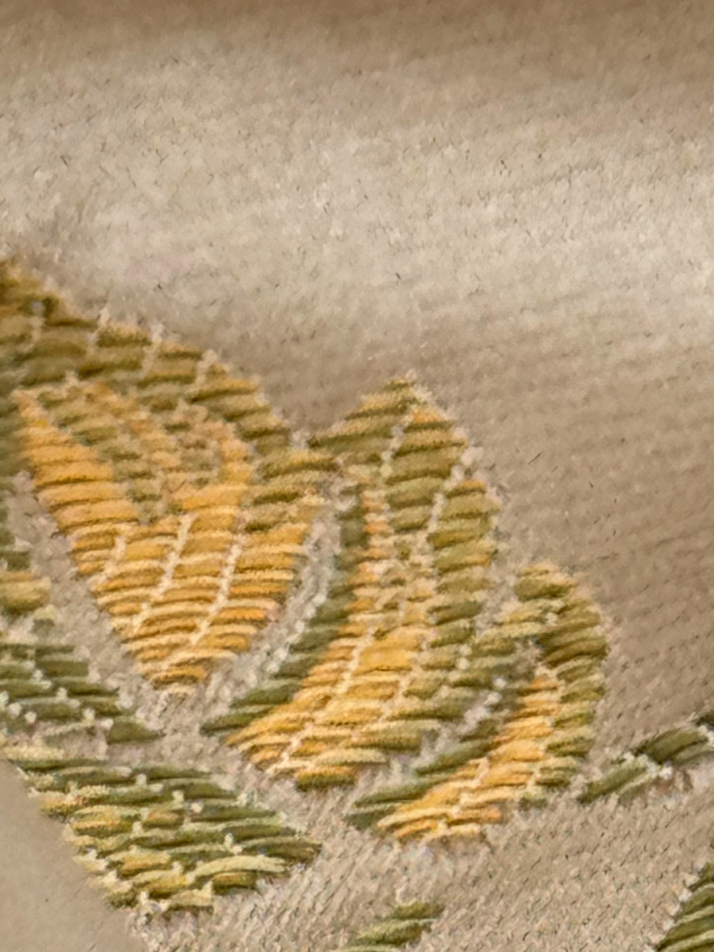 BY Yard Kravet Villa Carlotta Pongee 100% silk Lampas Chinoiserie Peony Rose Vine Pale Gold MSRP USD 354/Y