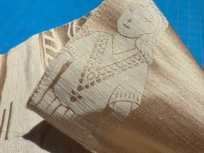 Special Order Clarence House Sukhothai Linen Silk Fawn Brown Asian Damask MSRP USD 356/y