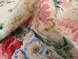 Lee Jofa Hollyhock HDB Multi Linen Print Floral Botanical MSRP USD796/y Special Order