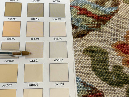 Special Order Lee Jofa New Sevilla - Red Olive Medallion Suzani Persian Green Brown Beige Linen