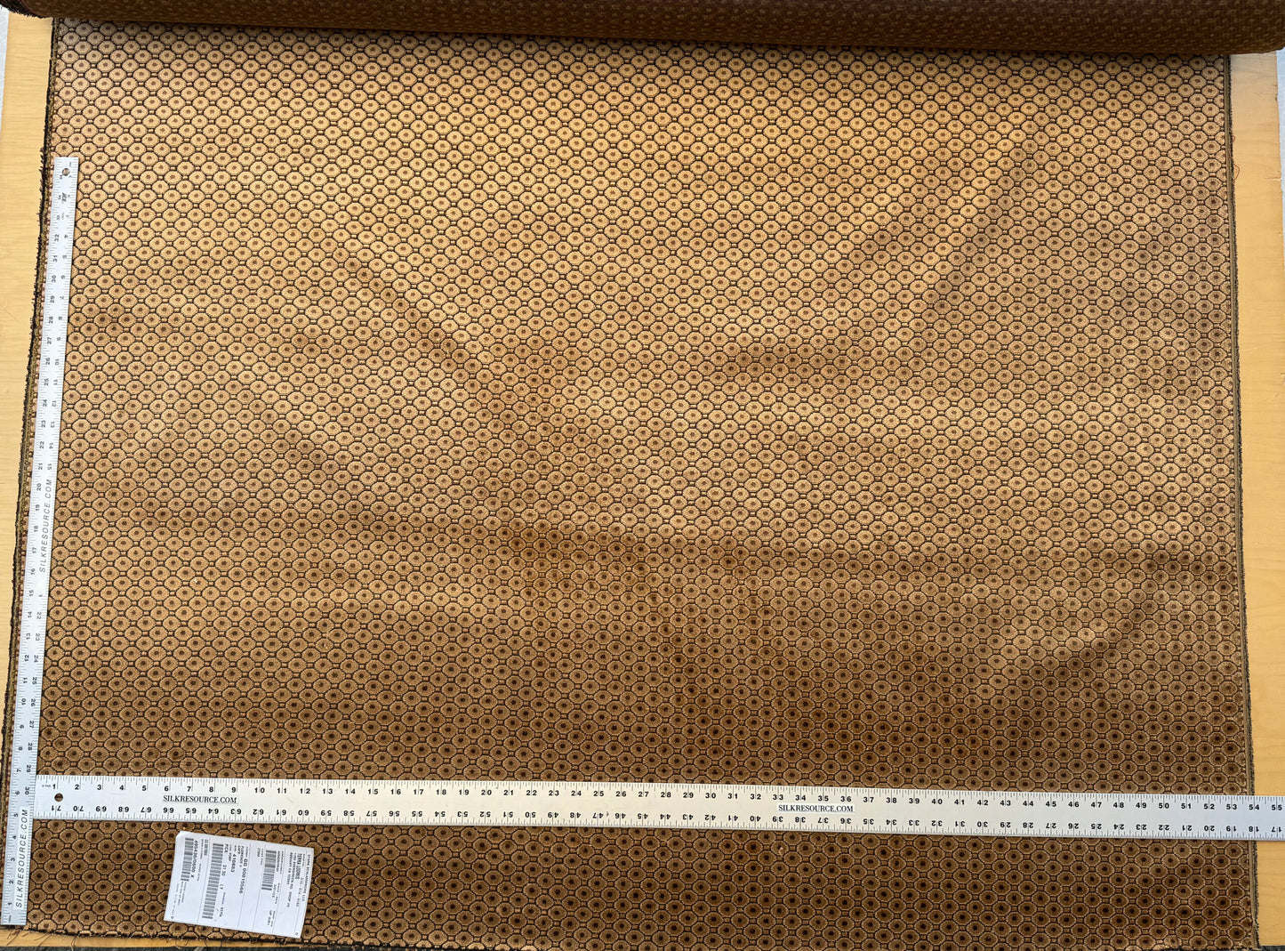 Scalamandre Florence II Cafe  Brown Dots Circle Geometric MSRP USD492/y