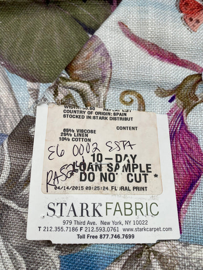 46 Berkbox77 Square Printed Fabrics by Old World Weavers La Gola Surf Green White MSRP USD278/y