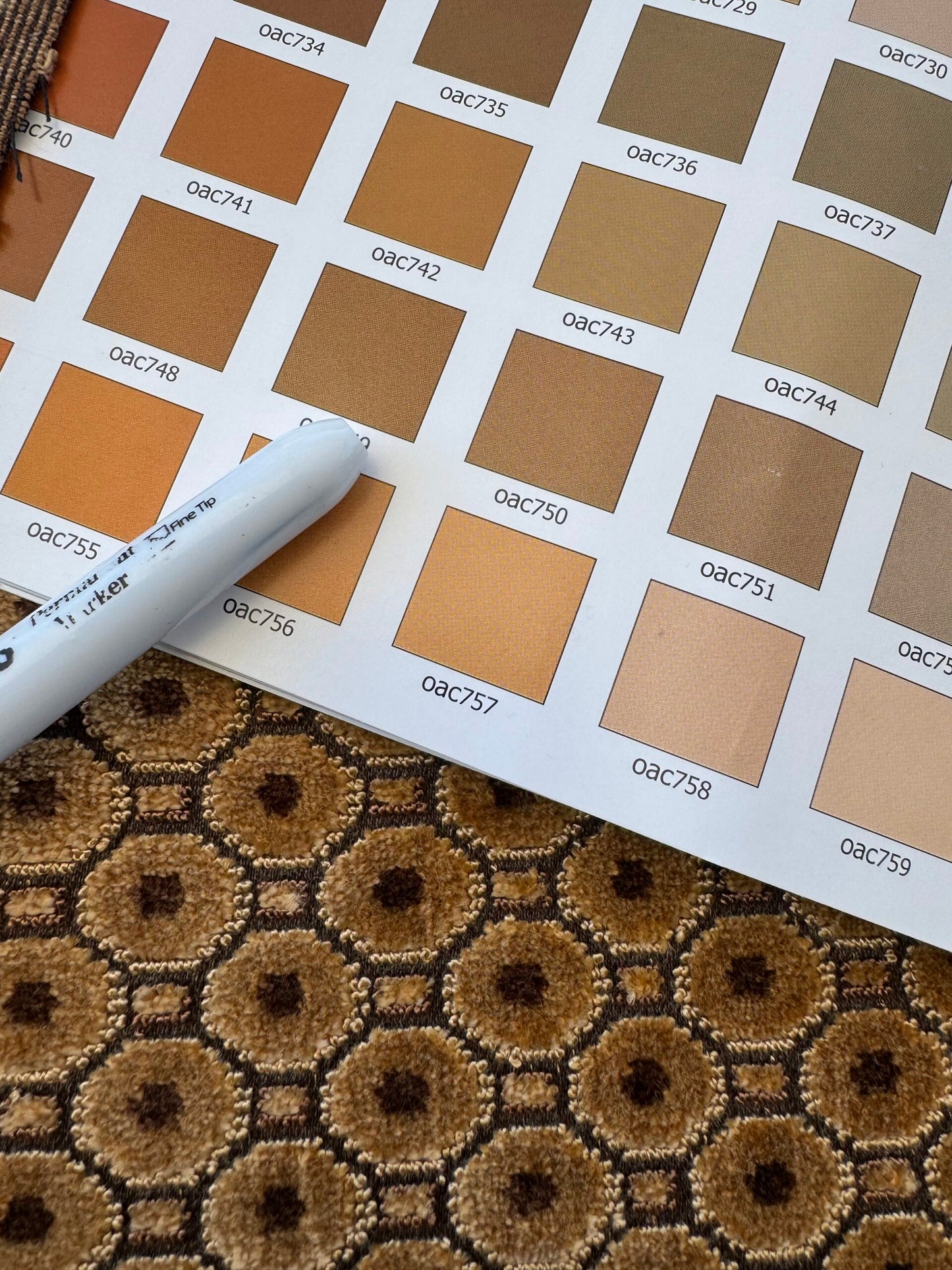 Scalamandre Florence II Cafe  Brown Dots Circle Geometric MSRP USD492/y