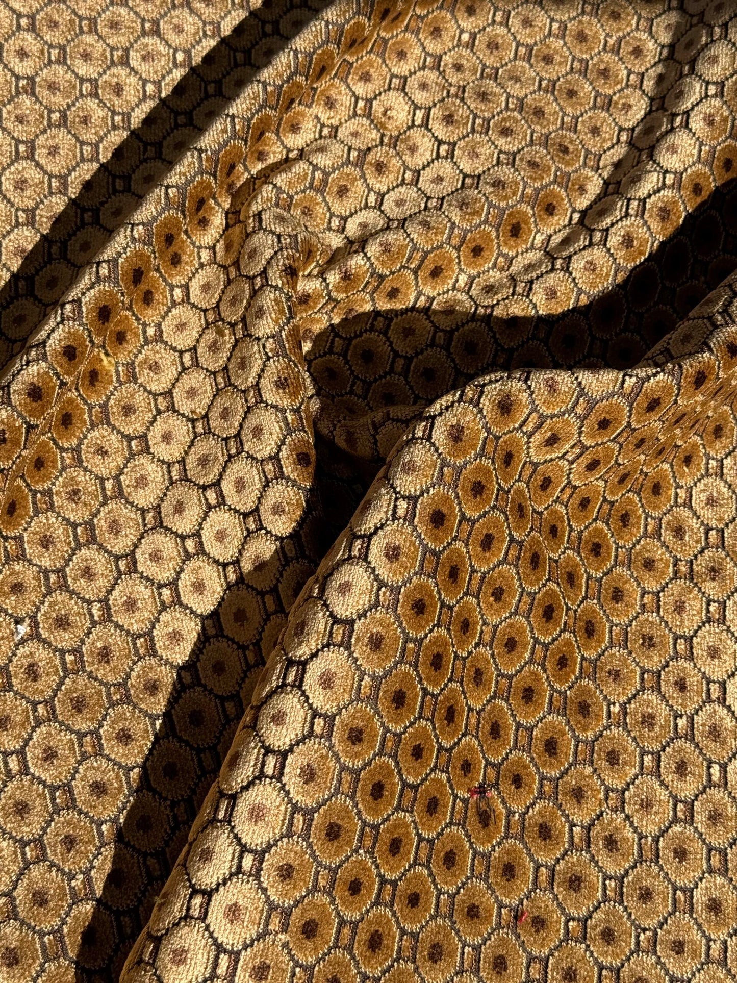 Scalamandre Florence II Cafe  Brown Dots Circle Geometric MSRP USD492/y