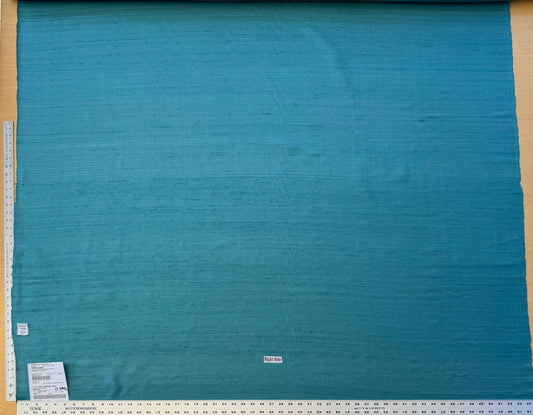 Scalamandre Vienne Texture Peacock Blue Silk Solid  Texture MSRP USD 276/y