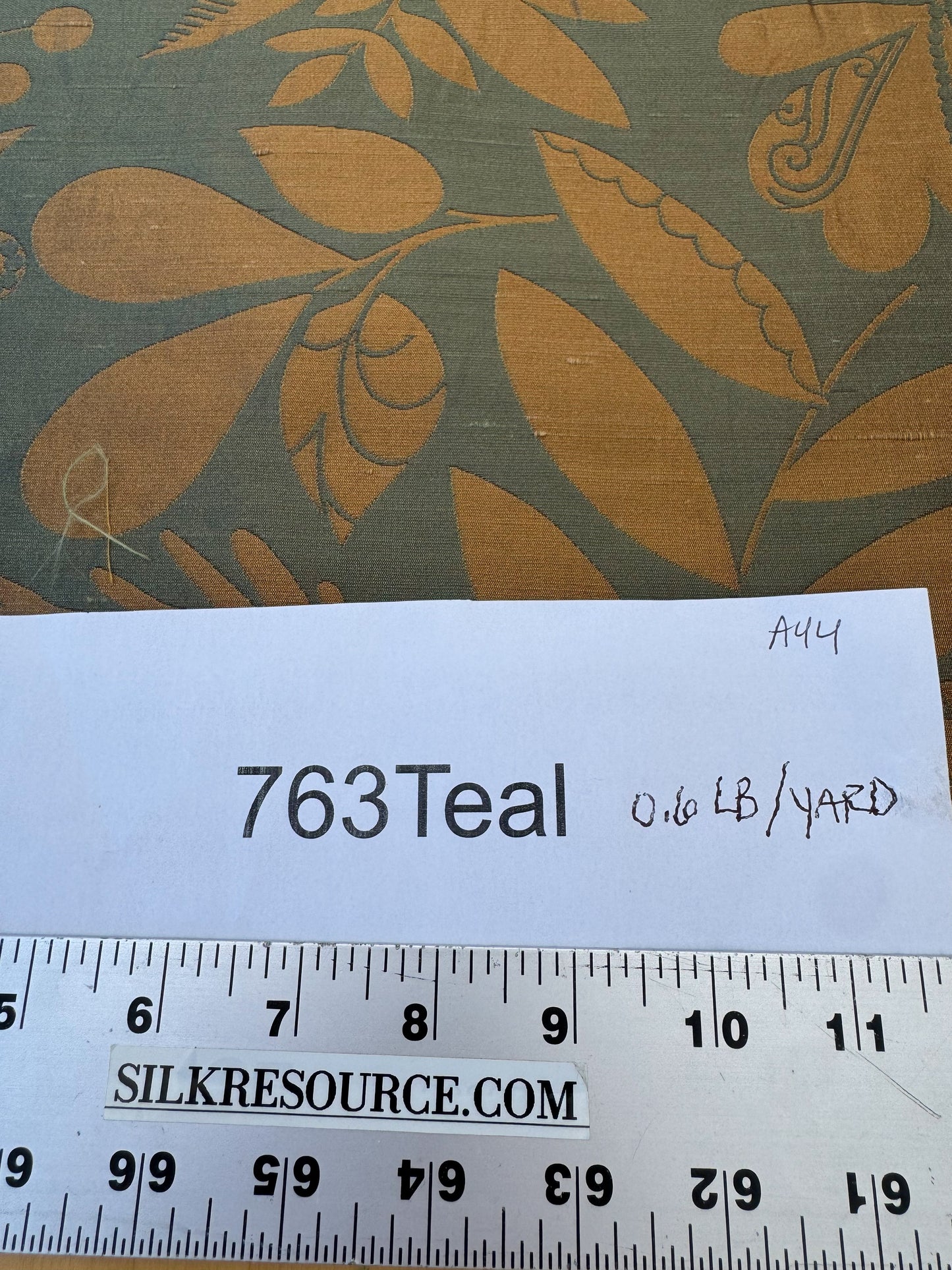 100% Silk Damask Fairy Tale Tree Of Life "teal" Blue Thick Josef Frank -By The Yard - MSRP USD356/Y