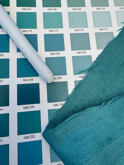 Scalamandre Vienne Texture Peacock Blue Silk Solid  Texture MSRP USD 276/y