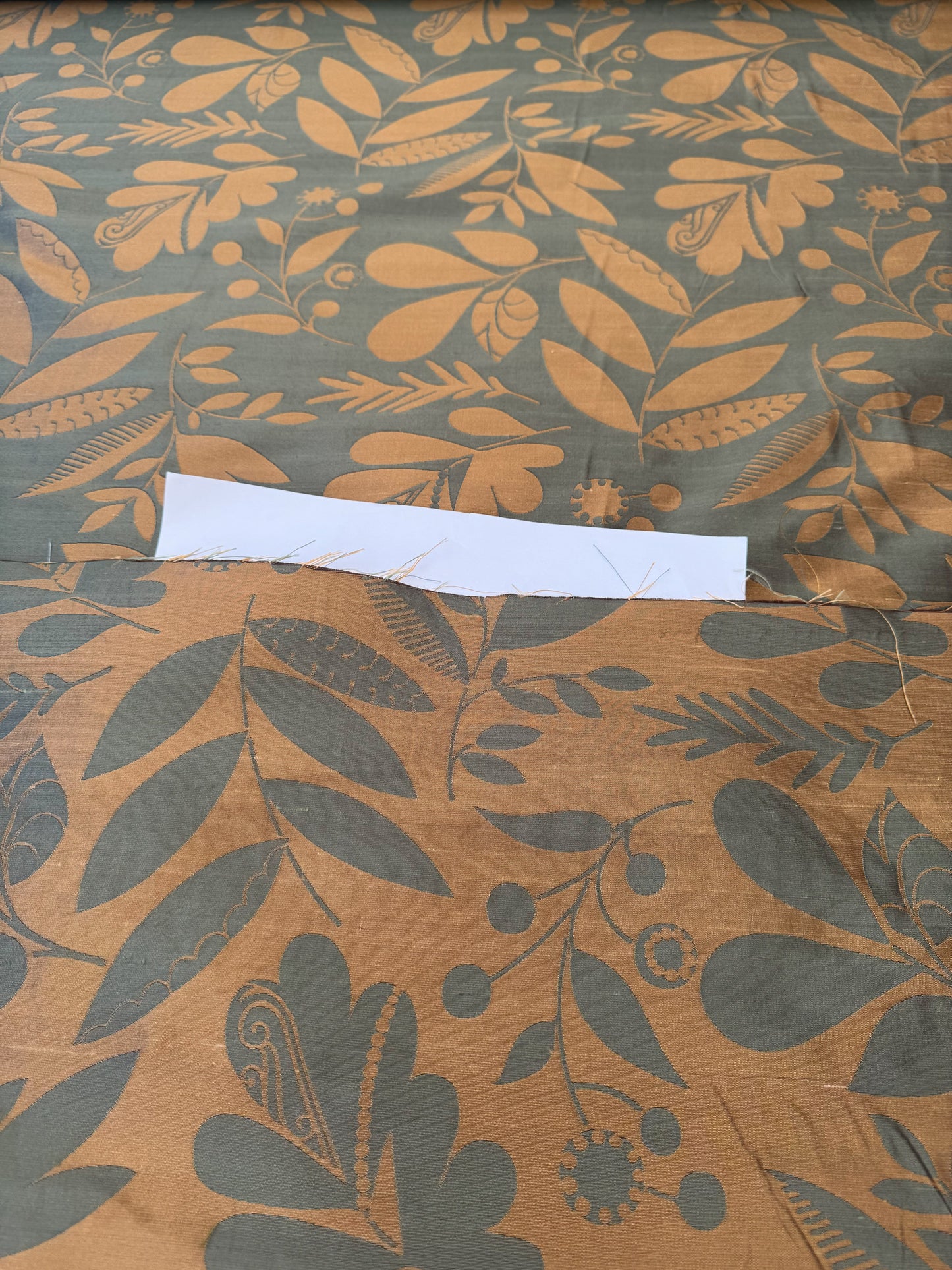 100% Silk Damask Fairy Tale Tree Of Life "teal" Blue Thick Josef Frank -By The Yard - MSRP USD356/Y
