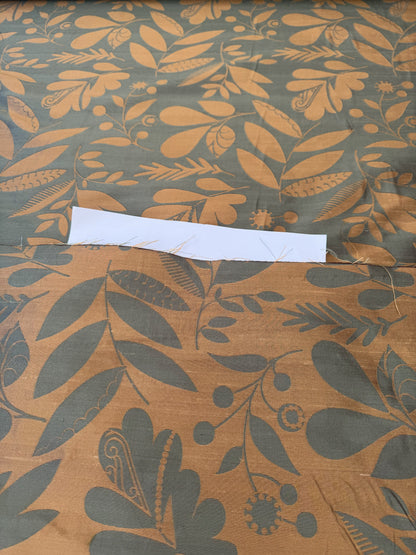 100% Silk Damask Fairy Tale Tree Of Life "teal" Blue Thick Josef Frank -By The Yard - MSRP USD356/Y