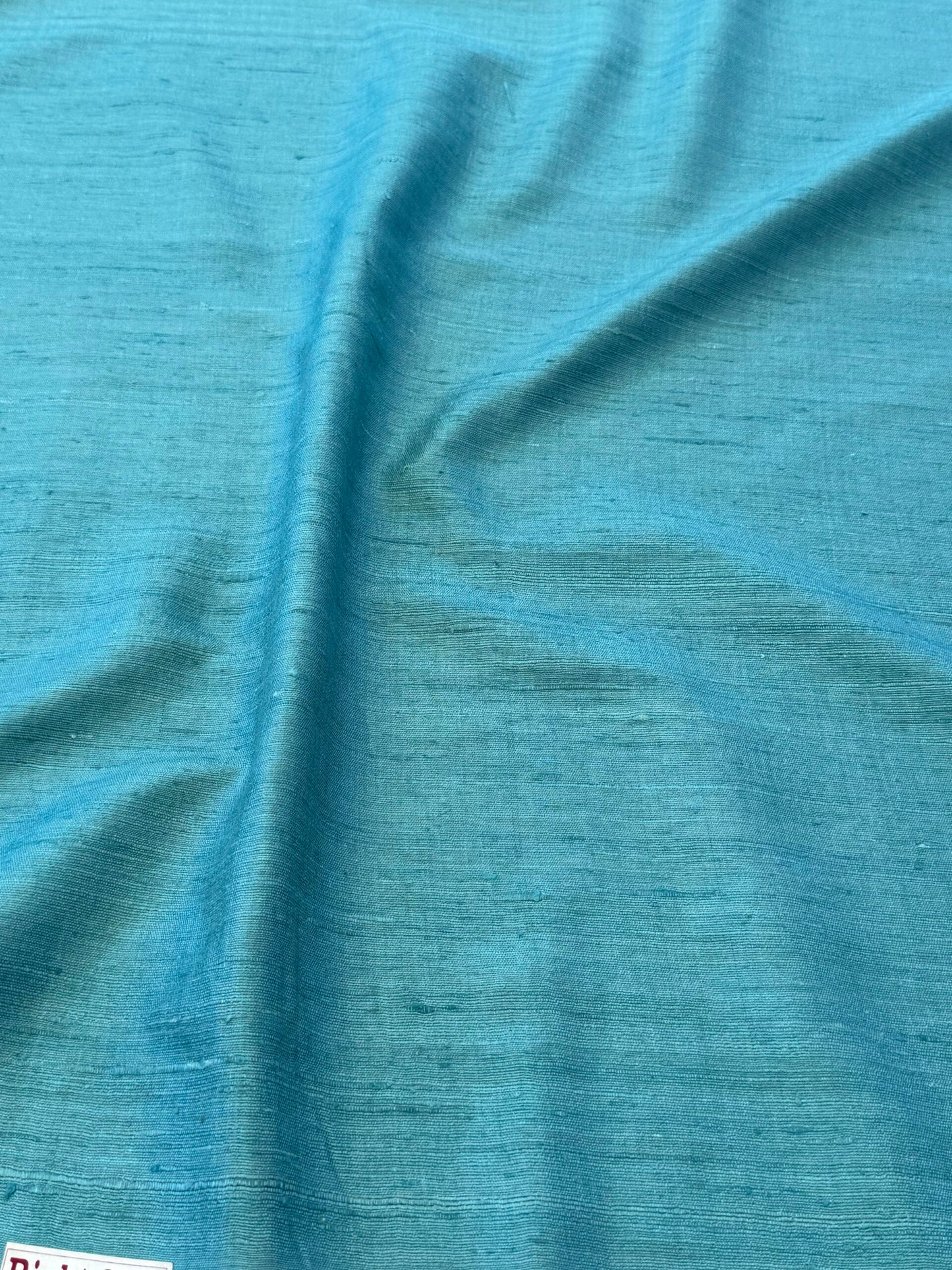 Scalamandre Vienne Texture Peacock Blue Silk Solid  Texture MSRP USD 276/y