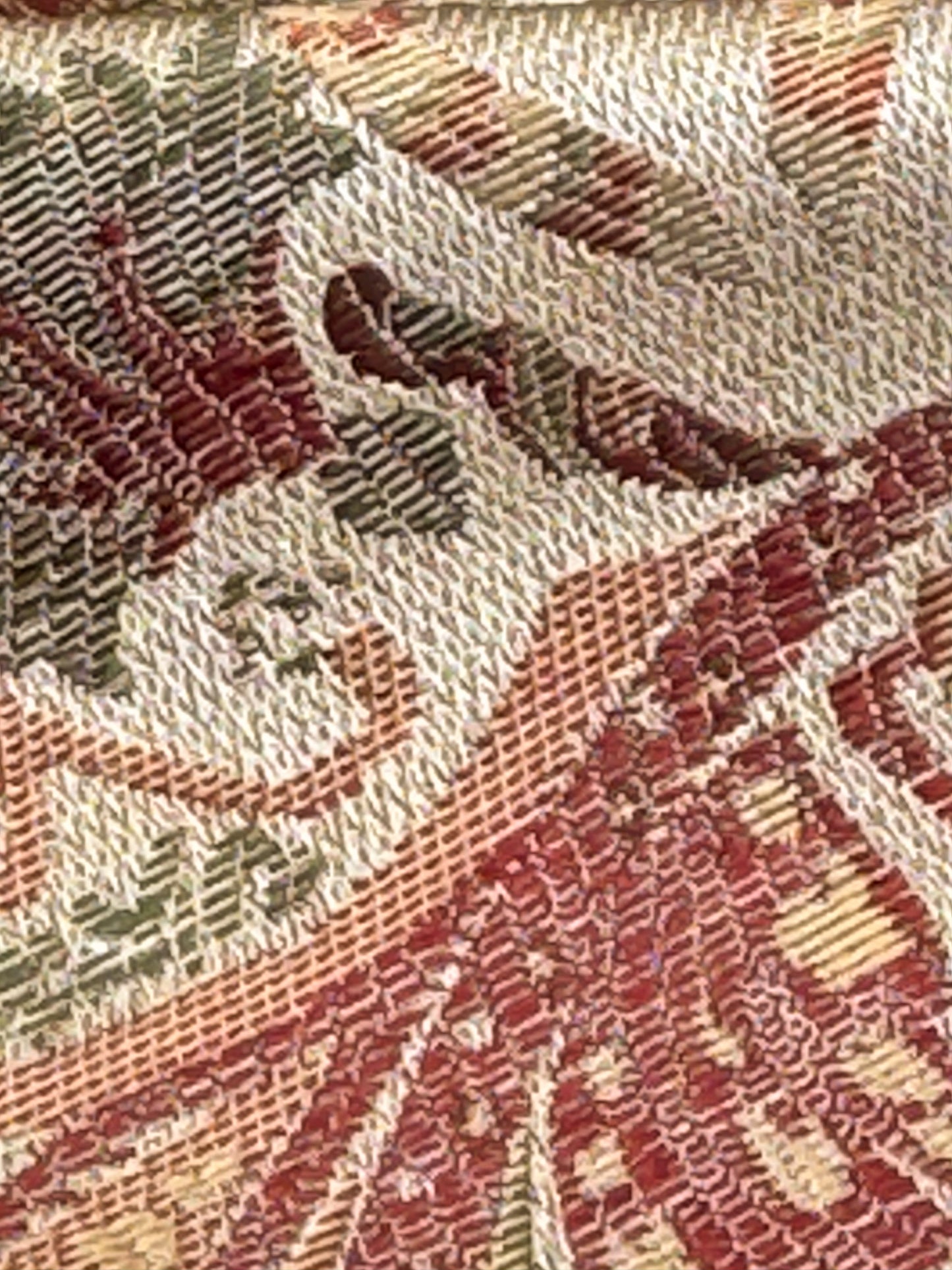 Scalamandre Baranzelli Regency 100%silk Lampas Red Green Renaissance Paisley Extra Wide -By The Yard