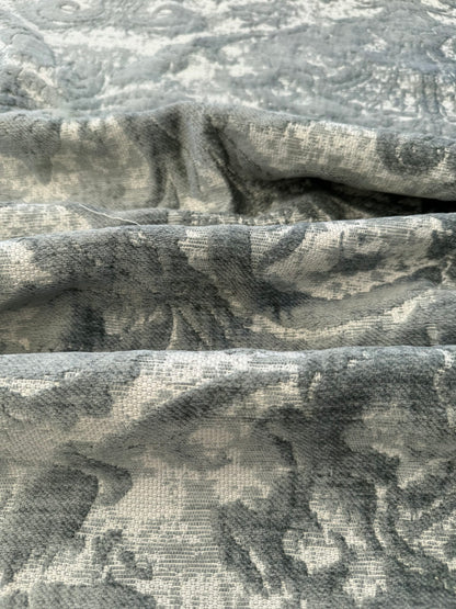 Scalamandre Amadeus Sea Foam Gray Damask Floral MSRP USD188/y