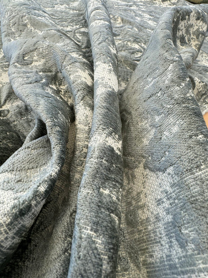 Scalamandre Amadeus Sea Foam Gray Damask Floral MSRP USD188/y