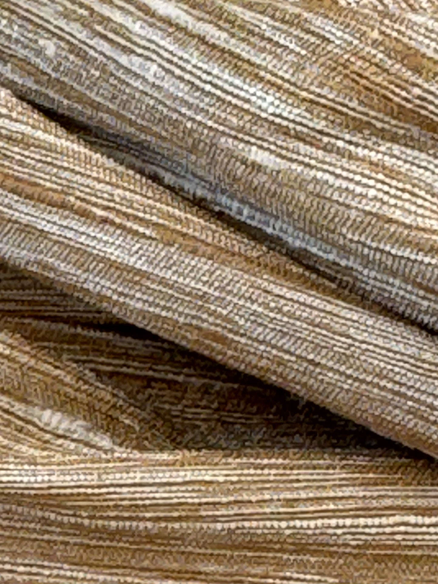 Schumacher Raw Silk Gold and Silver Winter Harvest Metallic Heavy Strie- By The Yard -MSRP USD248/Y