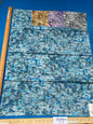 58 Berkbox77 Square Printed Fabrics by Grey Watkins Anantara Reef Blue Marine Abstract 1yd x 27" MSRP USD318/y