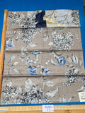 59 Berkbox77 Square Printed Fabrics by Grey Watkins Merrimon Linen Gray White MSRP USD346/y