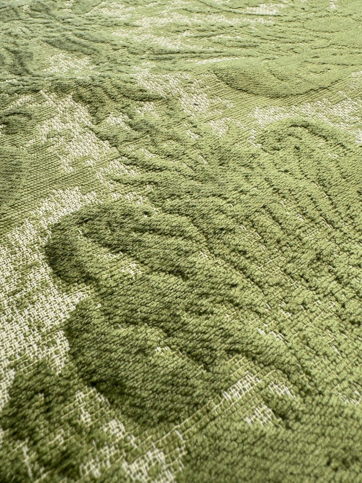 Scalamandre Amadeus Grass Green Damask Floral MSRP USD188/y