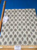 65 Berkbox77 Square Printed Fabrics by Scalamandre Adras Ikat Weave Stone Cotton Blue Green White MSRP USD 150/y