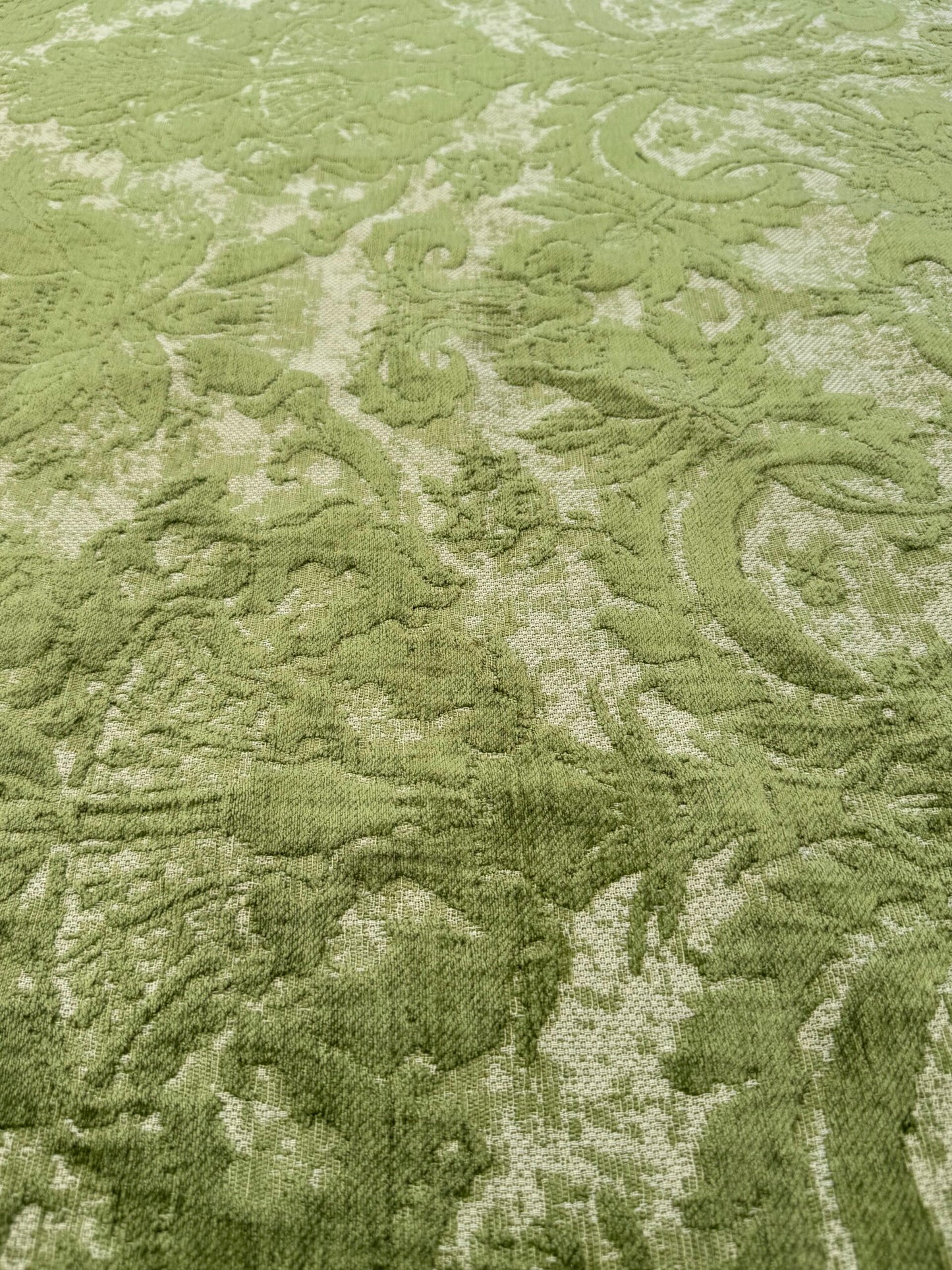 Scalamandre Amadeus Grass Green Damask Floral MSRP USD188/y