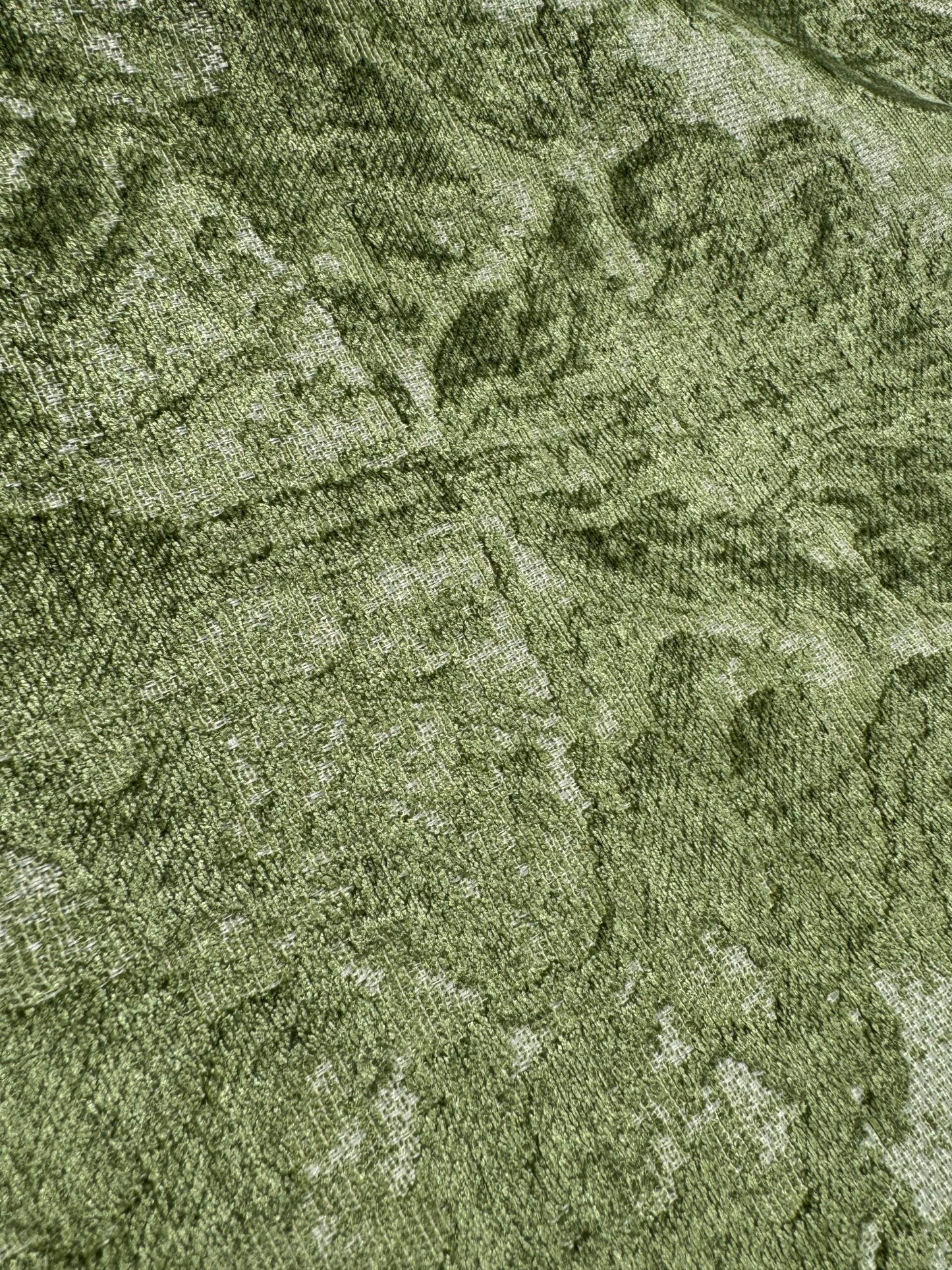 Scalamandre Amadeus Grass Green Damask Floral MSRP USD188/y