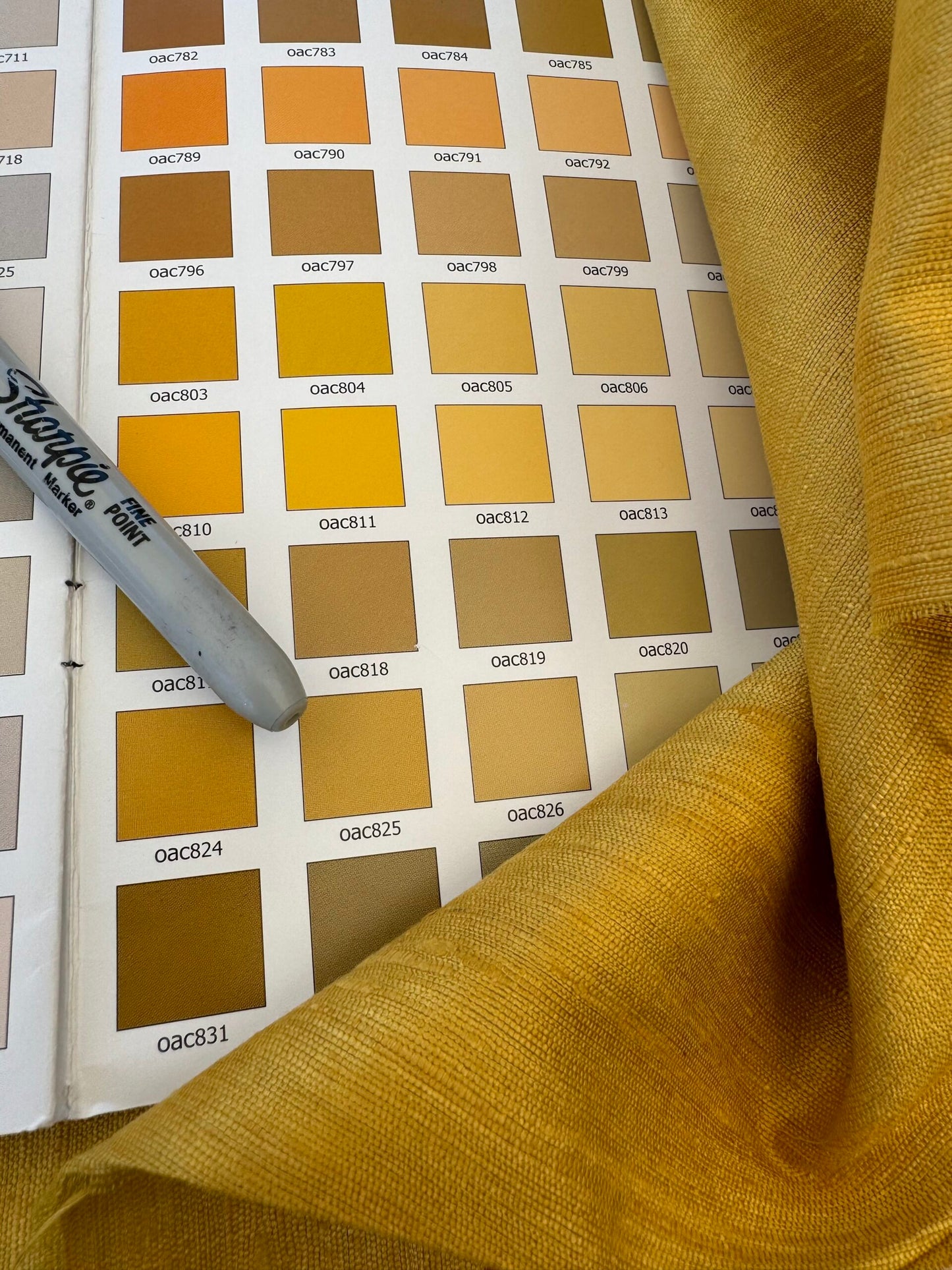 Scalamandre Vienne Texture Amber Golden Yellow Silk Solid Texture MSRP USD 276/y