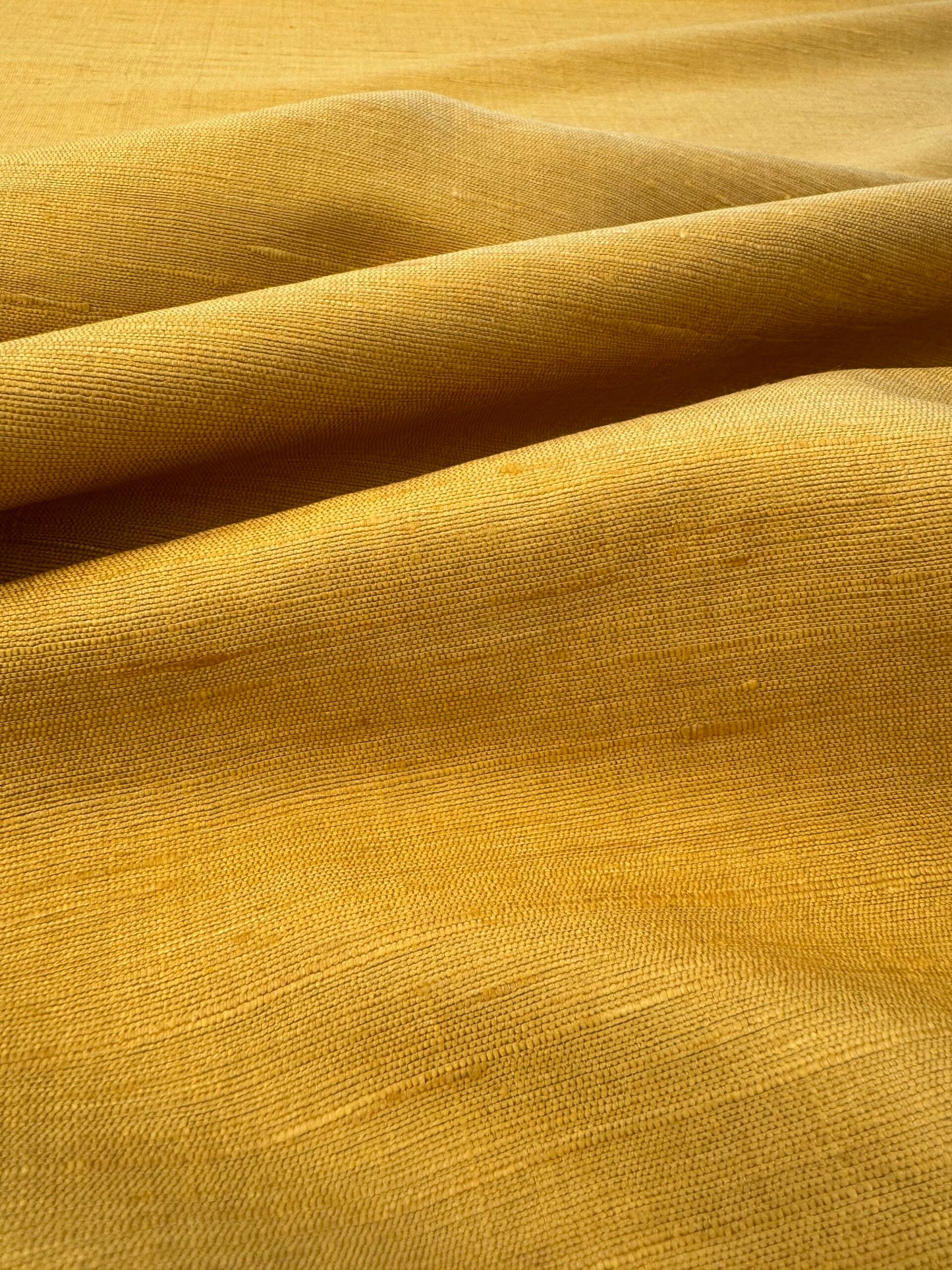 Scalamandre Vienne Texture Amber Golden Yellow Silk Solid Texture MSRP USD 276/y