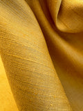 Scalamandre Vienne Texture Amber Golden Yellow Silk Solid Texture MSRP USD 276/y