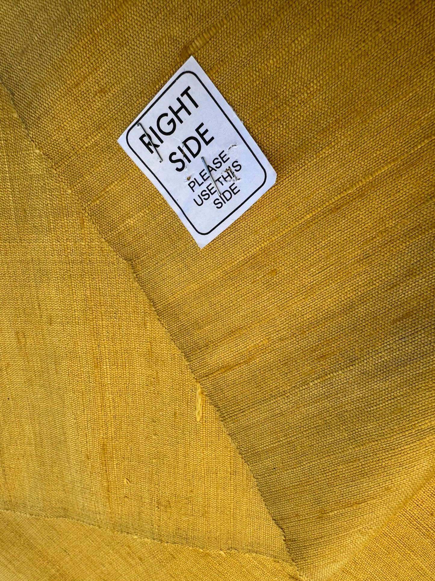 Scalamandre Vienne Texture Amber Golden Yellow Silk Solid Texture MSRP USD 276/y