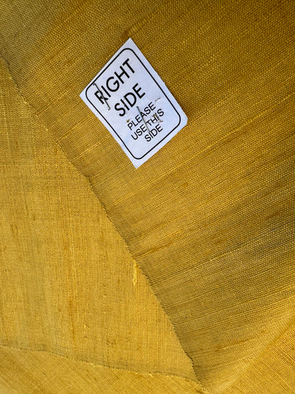 Scalamandre Vienne Texture Amber Golden Yellow Silk Solid Texture MSRP USD 276/y