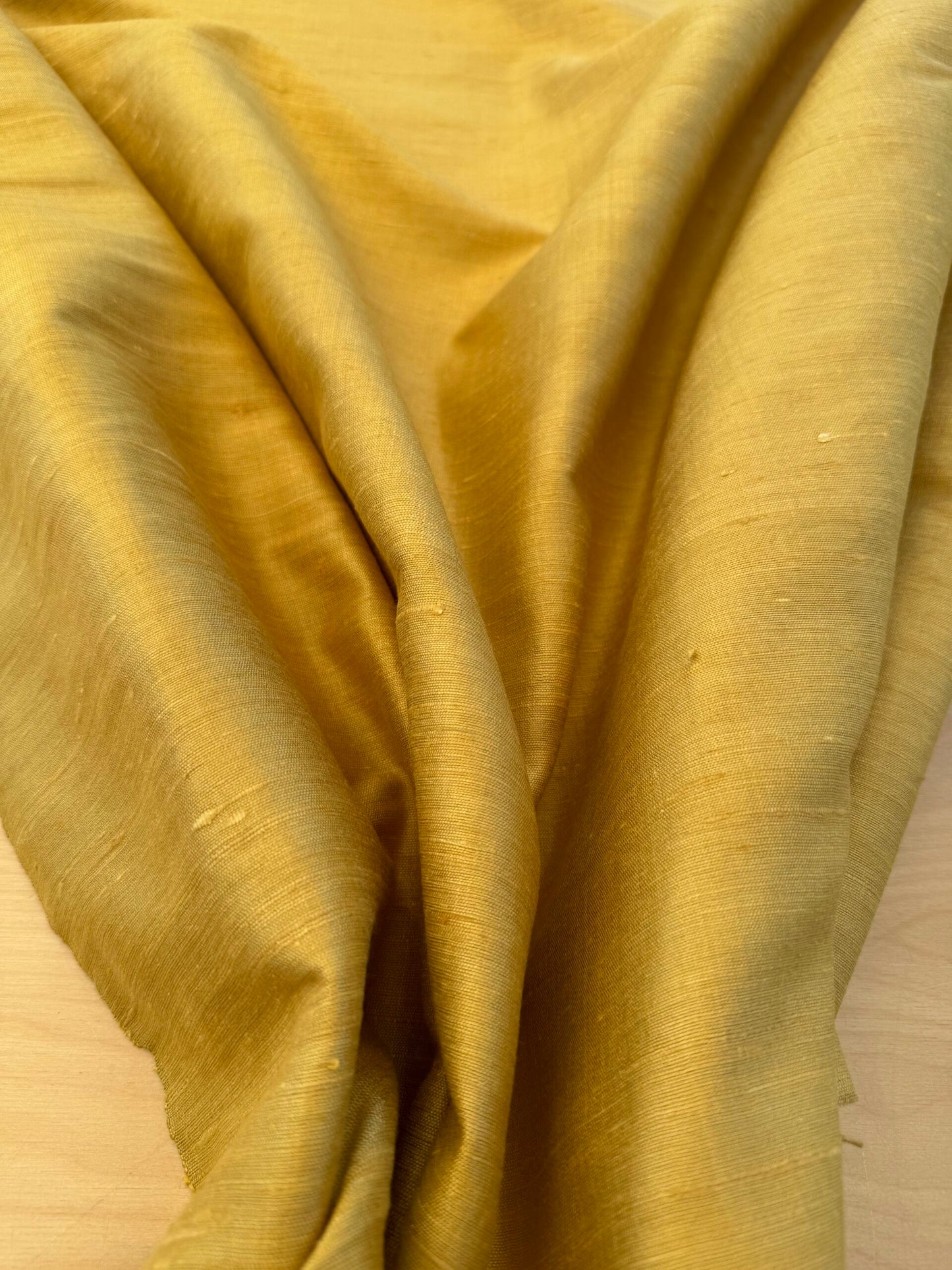 Scalamandre Vienne Texture Amber Golden Yellow Silk Solid Texture MSRP USD 276/y