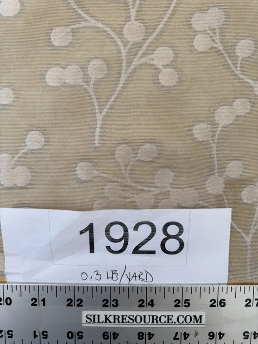 Designer Shimmering Berry Bush Double Weave Organza Semi Sheer - By The Yard -MSRP USD268/y