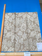 81 Berkbox77 Square Printed Fabric by Scalamandre Calais Linen Print Flax Beige Floral MSRP 300+/y