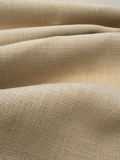 Scalamandre Luxembourg Linen Sand Beige Solid MSRP USD142/y