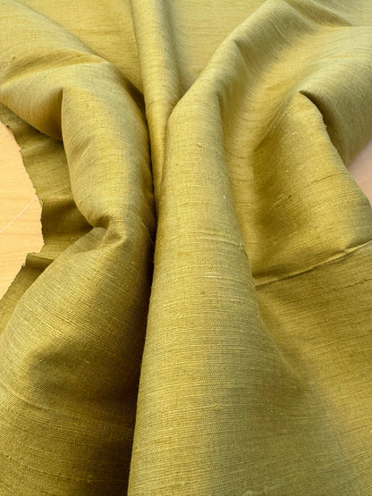 Scalamandre Vienne Texture Olive Green Silk Solid Texture MSRP USD 276/y