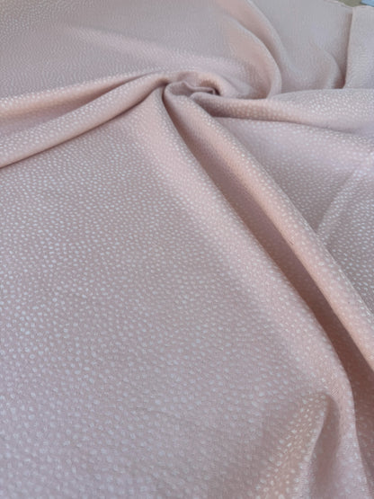 Robert Allen Beacon Hill Speckled Petal Silk Cotton Cashmere Blend in Peach Pink Small Texture