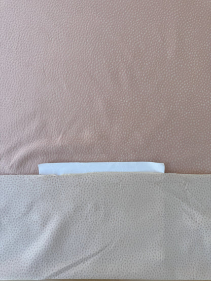 Robert Allen Beacon Hill Speckled Petal Silk Cotton Cashmere Blend in Peach Pink Small Texture