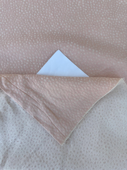 Robert Allen Beacon Hill Speckled Petal Silk Cotton Cashmere Blend in Peach Pink Small Texture
