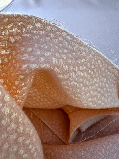 Robert Allen Beacon Hill Speckled Petal Silk Cotton Cashmere Blend in Peach Pink Small Texture