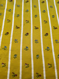 Scalamandre Old World Weavers Furetto Silk - Yellow White Pink Blue