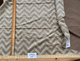 9 Berkbox78 Square Velvet by Fonthill Carnaby Desert Brown White Chevron 34"x54"w MSRP USD 294/y