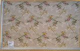0.83Yard Scalamandre Broche Lyon II Creme Silk Floral Cream Beige MSRP USD 1087/y