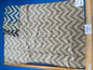 12 Berkbox78 Square Velvet by Fonthill Carnaby Desert Brown White Chevron MSRP USD 294/y