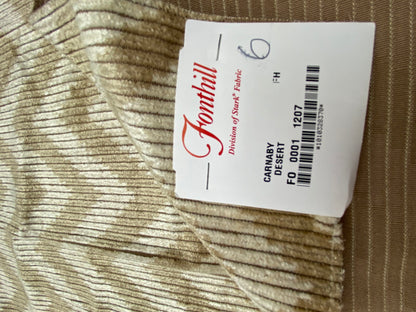 12 Berkbox78 Square Velvet by Fonthill Carnaby Desert Brown White Chevron MSRP USD 294/y