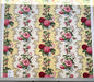 Scalamandre Belgrave Panel Multi/Yellow Red Green White Floral Dalia Rose Morning Glory Large Scale Cotton Linen Chintz MSRP USD 170/y
