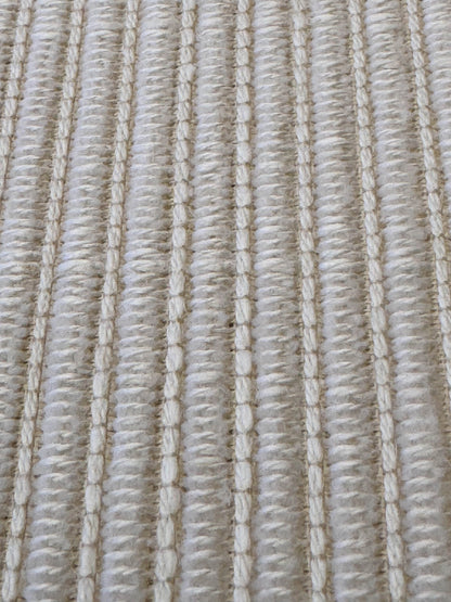 Scalamandre Snow Valley Pure Cream Beige Solid Texture Silk Cotton Linen MSRP USD 178/y